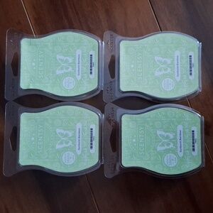 Scentsy Sunburst Bamboo Wax Bars - 4 Bar Bundle - NIB